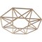 Ekena Millwork Guardian Wood Fretwork Pierced Ceiling Medallion, Red Oak, 28"OD x 10 7/8"ID x 3/8"T CMWP28X28X0375GDRO - alternate 2
